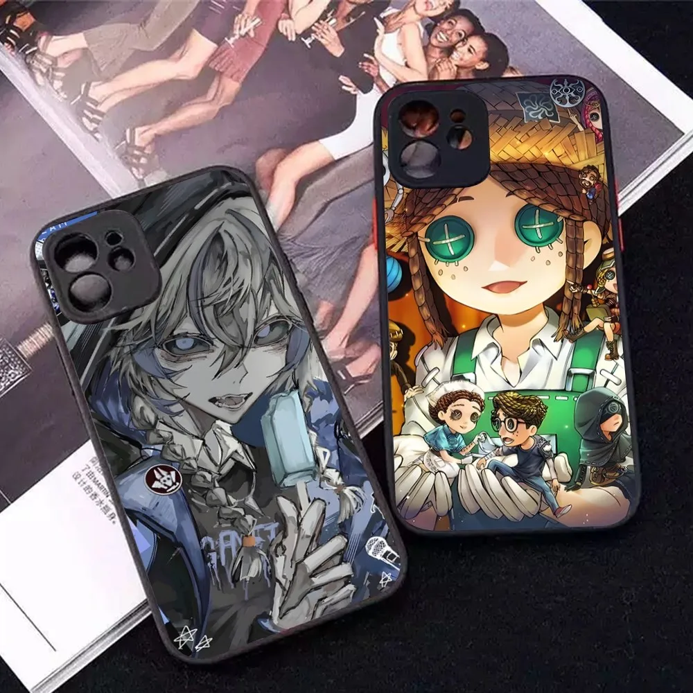 Identity V Game Phone Case For IPhone 14 11 12 13 Mini Pro Max 8 7 Plus X XR XS MAX Translucent Matte Cover