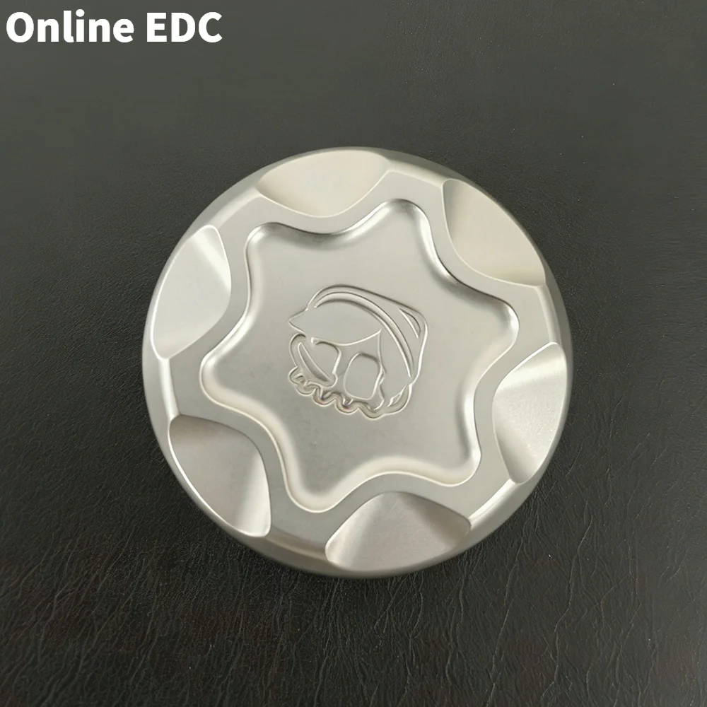 

Pre-owned ACEDC Mechanical Haptic Coin Stainless Steel Stress Relief Toy Fidget Toys For Adults Sensory Toys