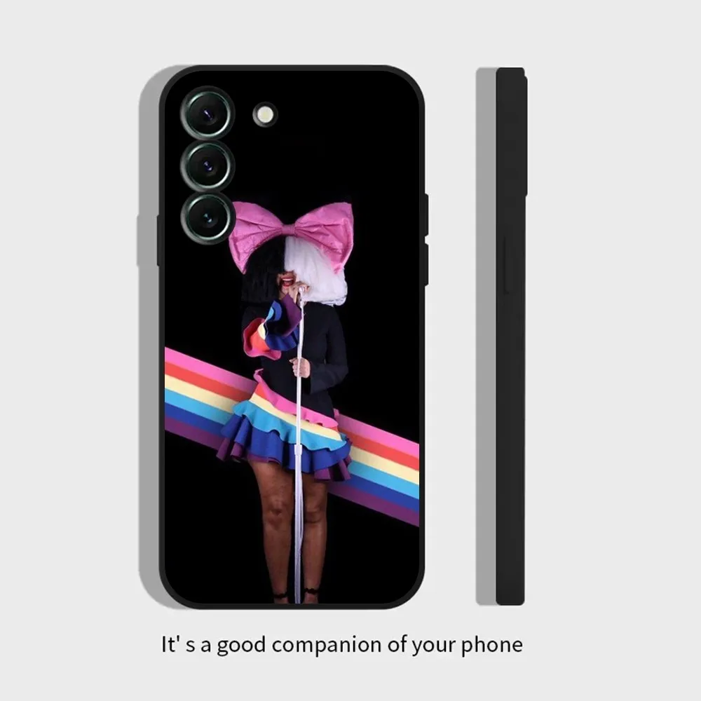 This is Acting Sia Album Phone Case For Samsung S24,23,22,30,21,10,9,Ultra,Plus,Lite,FE,Soft Silicone Black Cover