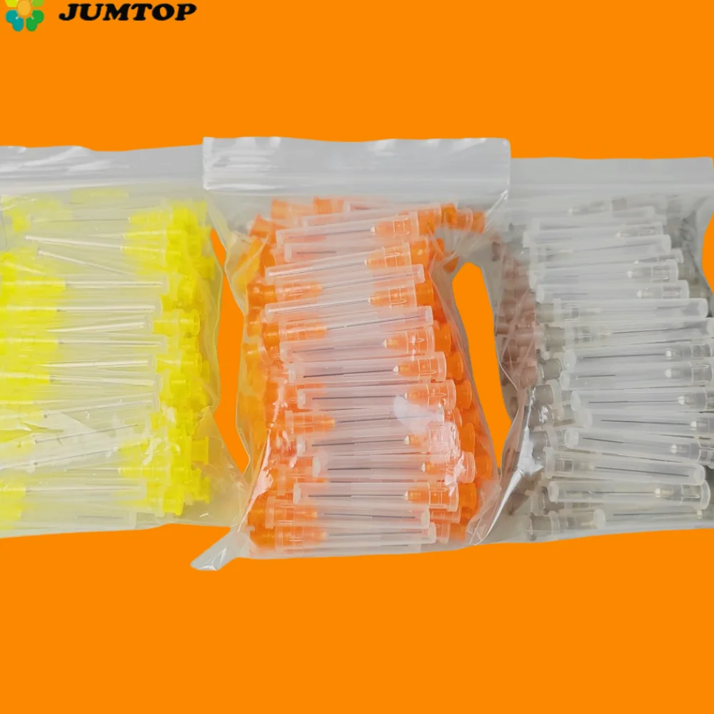 100pcs JUMTOP Dental Endo Irrigation Needle - Root Canal Lateral Tip, 0.3/0.4/0.5mm Diameter for Dentistry Materials Tools