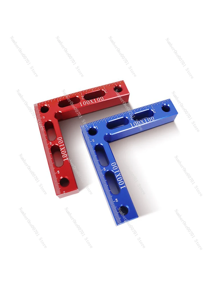 Aluminum Alloy L-Square Fixing Clip Installation Fixed Suit 90 Degrees Backseat Woodworking