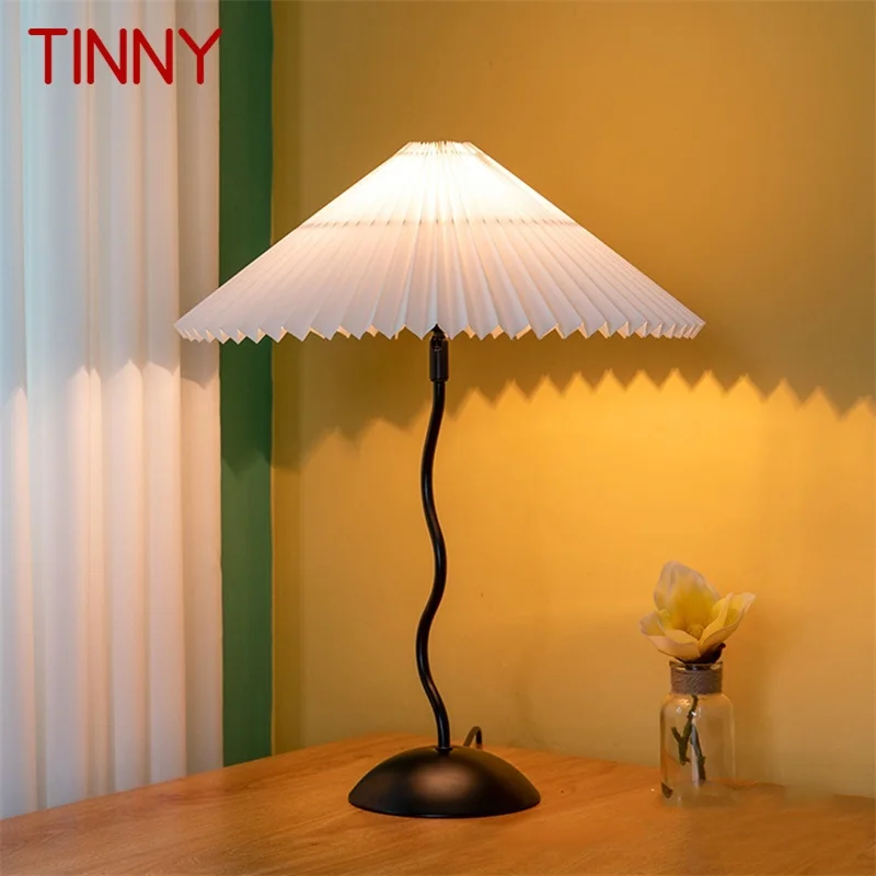 TINNY-Candeeiro de Mesa Moderno LED, Luz Retro e Simples, Decoração Criativa, Sala e Quarto