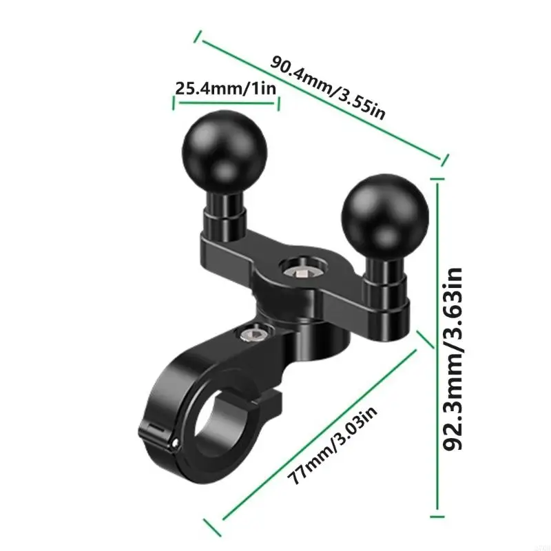 270b aluminium motor motorcycle mount yang dapat disesuaikan untuk penonton miring