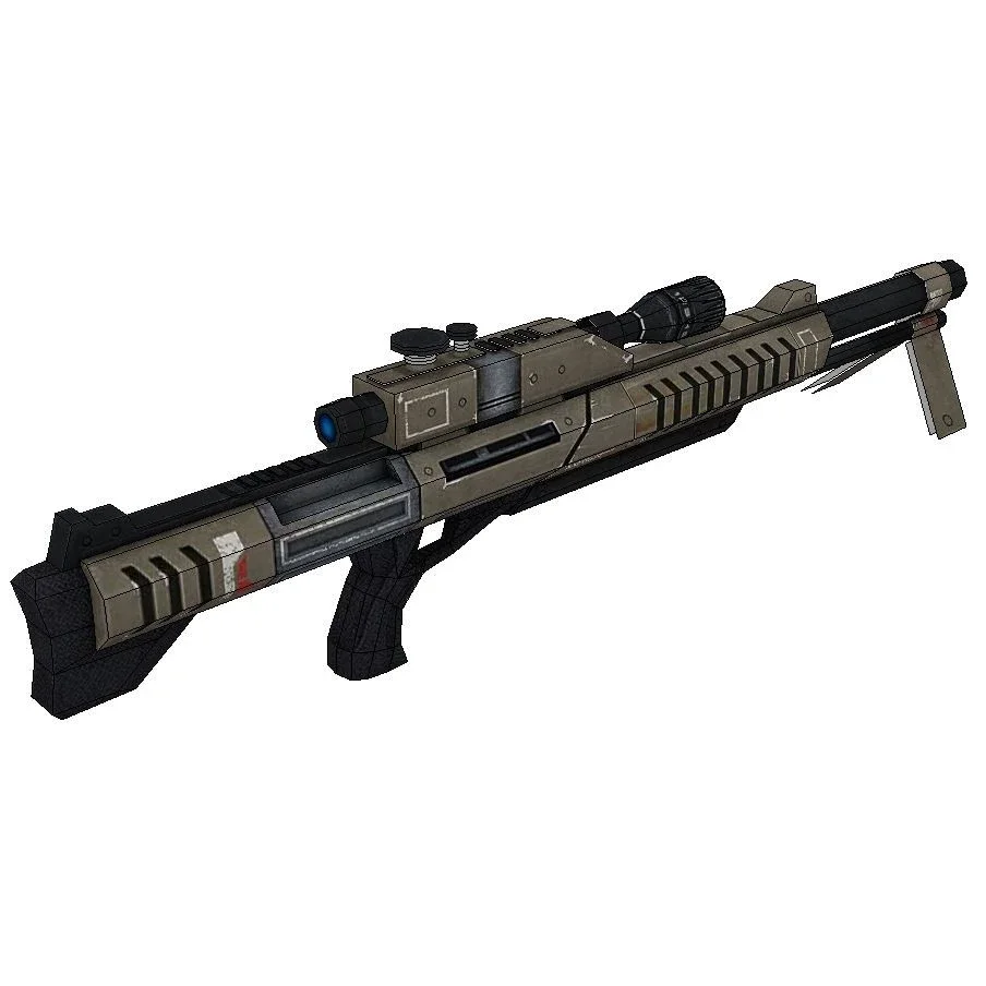 

Mass Effect M-98 Black Widow Sniper Rifle 3D Paper Model DIY 1:1