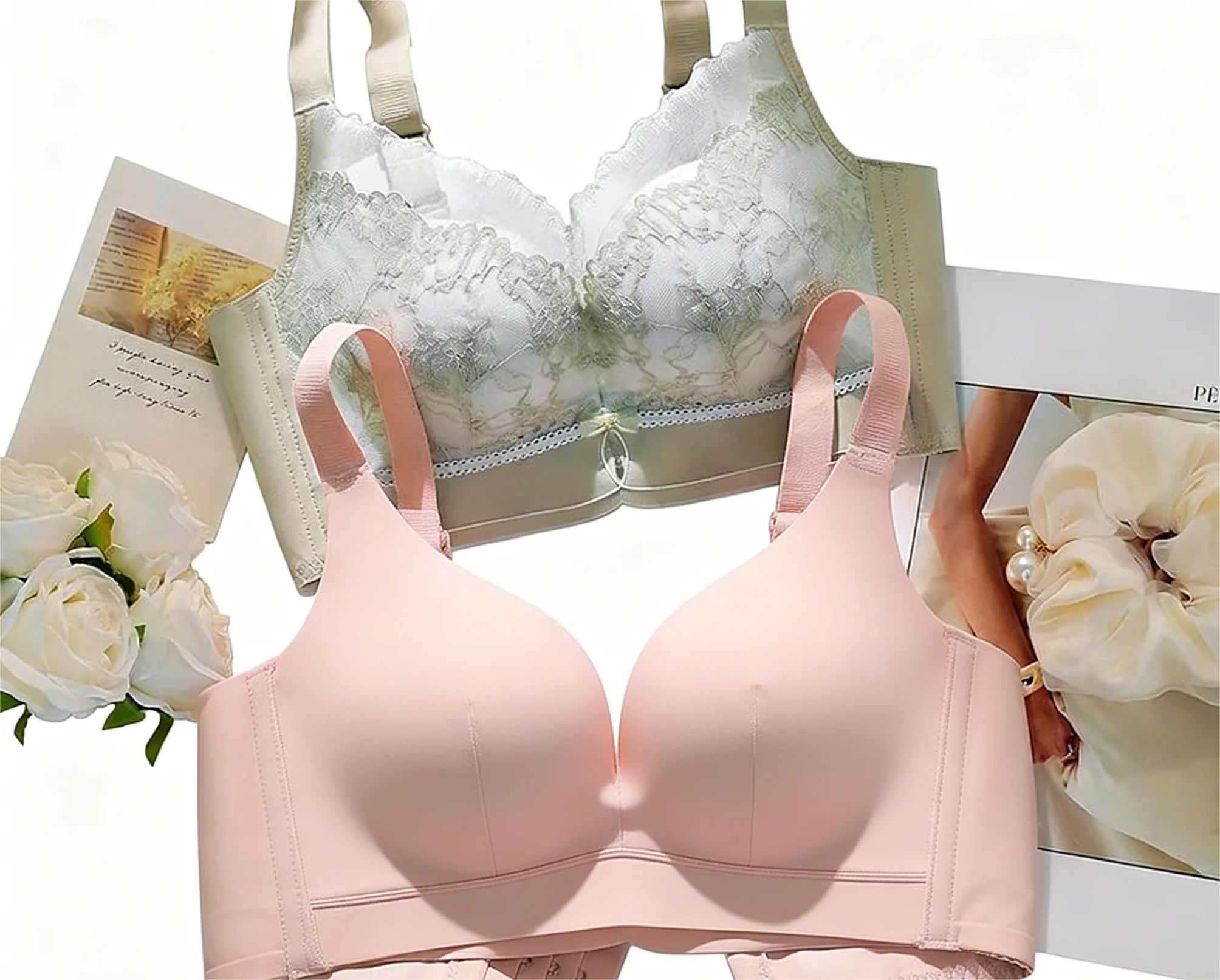 Push Up KUTUCL Category Not Have Iron Circle Soft Bra Prevention Of Breast Ptosis Breast Support Firm No Run Cup Underwear