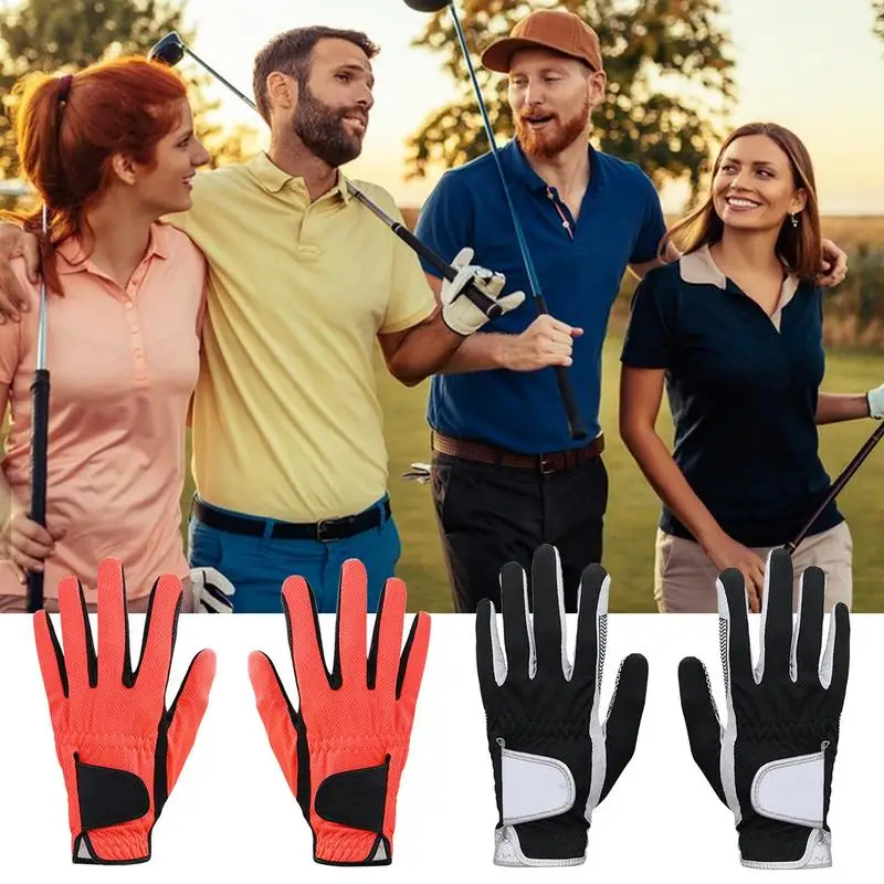 Golf Gloves For Men Soft Men Left-Hand Or Right-Hand Golf Mittens Breathable Non-slip Golf Gloves For Golfer Men