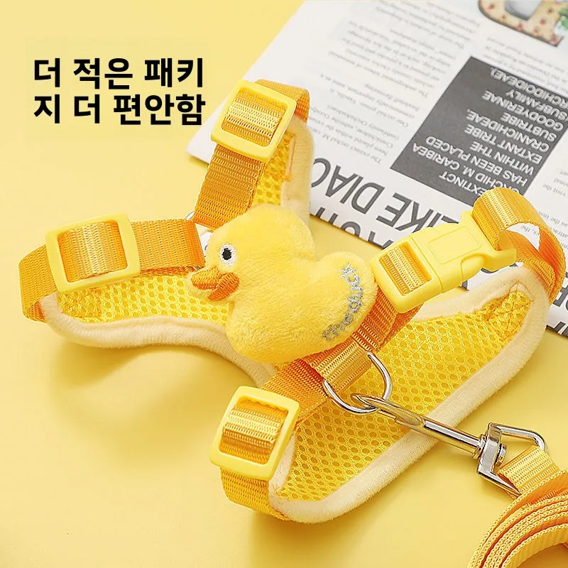 

Durable Adjustable Harness Reflective Puppy No-Pull Anti-Escape Walking Pet Harness Lightweight Dog Clip Waterproof Collar Leash