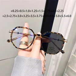 New Women Photochromic Reading Sunglasses Ladies Alloy Prescription Computer Glasses With Diopter +0.25 +0.5 +1.75 +4.5 +5.5