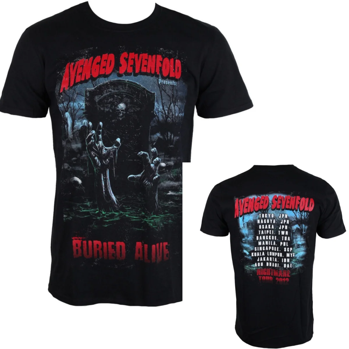 Avenged Sevenfold Graphic Cotton Band T-shirt Unisex Summer Short Sleeve Fashion Brand Tee Luxury Casual Vintage Tees