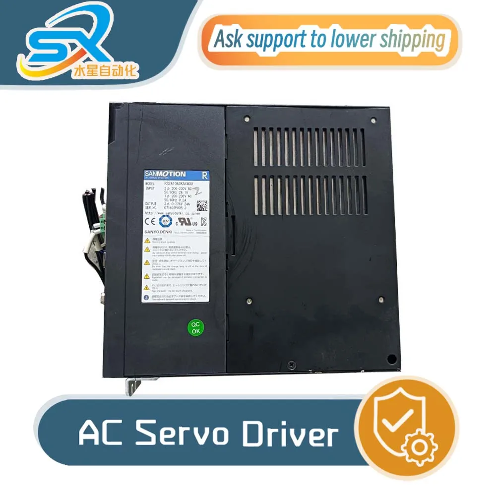 

100% тест в порядке. Сервопривод Sanyo RS2A10A0KA4W00. Обеспечьте фотографии и видео. Фотоотгрузка. Бег в хорошем состоянии. Угодовая продажа.