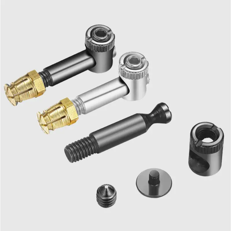 

20sets 3 in 1 connector screw furniture wardrobe nut eccentric wheel drawer plate 4 in 1 assembly fastening accessories