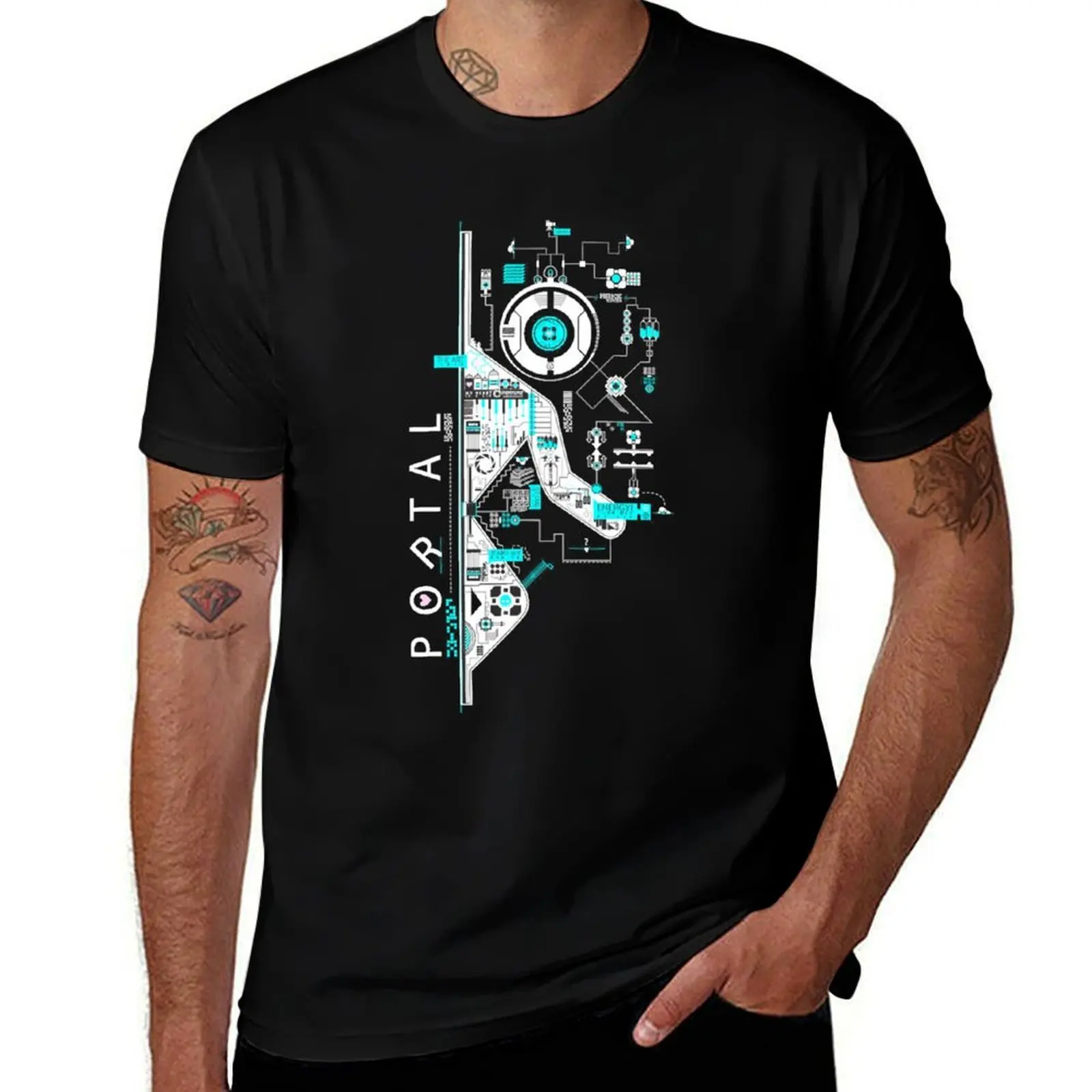 

Portal 2 Art Essential T-Shirt cotton t shirts high quality printed t shirts for man T-Shirt