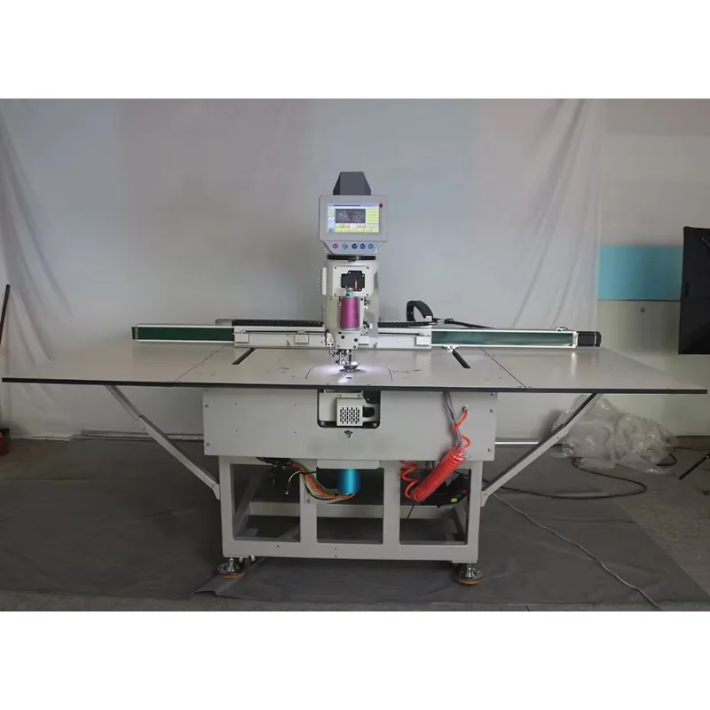 Programmable 360 Degree Head Rotation Industrial Sewing Machine Single Motor Gear Lock Stitch Fabric Mattress Artificial Leather