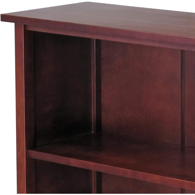 رف تخزين Verona 3- Section M مع 6 سلال قماشية قابلة للطي باللون البيج