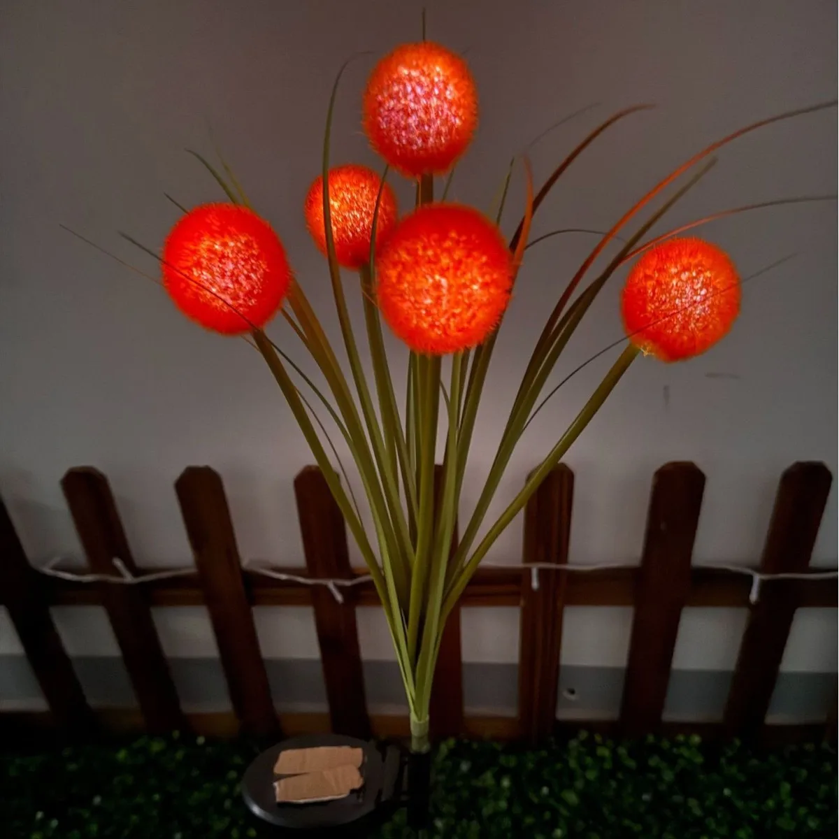 

5 Leds Solar Powered Ball Lights Garden Lawn Lights Flower Design Lawn Lighting Outdoor Decor Lamp Pathway Floral 1112