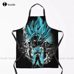 Goku smok Anime fartuch sklep fartuch ogród kuchnia dostosowane Unisex fartuch dla dorosłych fartuch przeciw zabrudzeniom niestandardowe fartuchy kuchenne