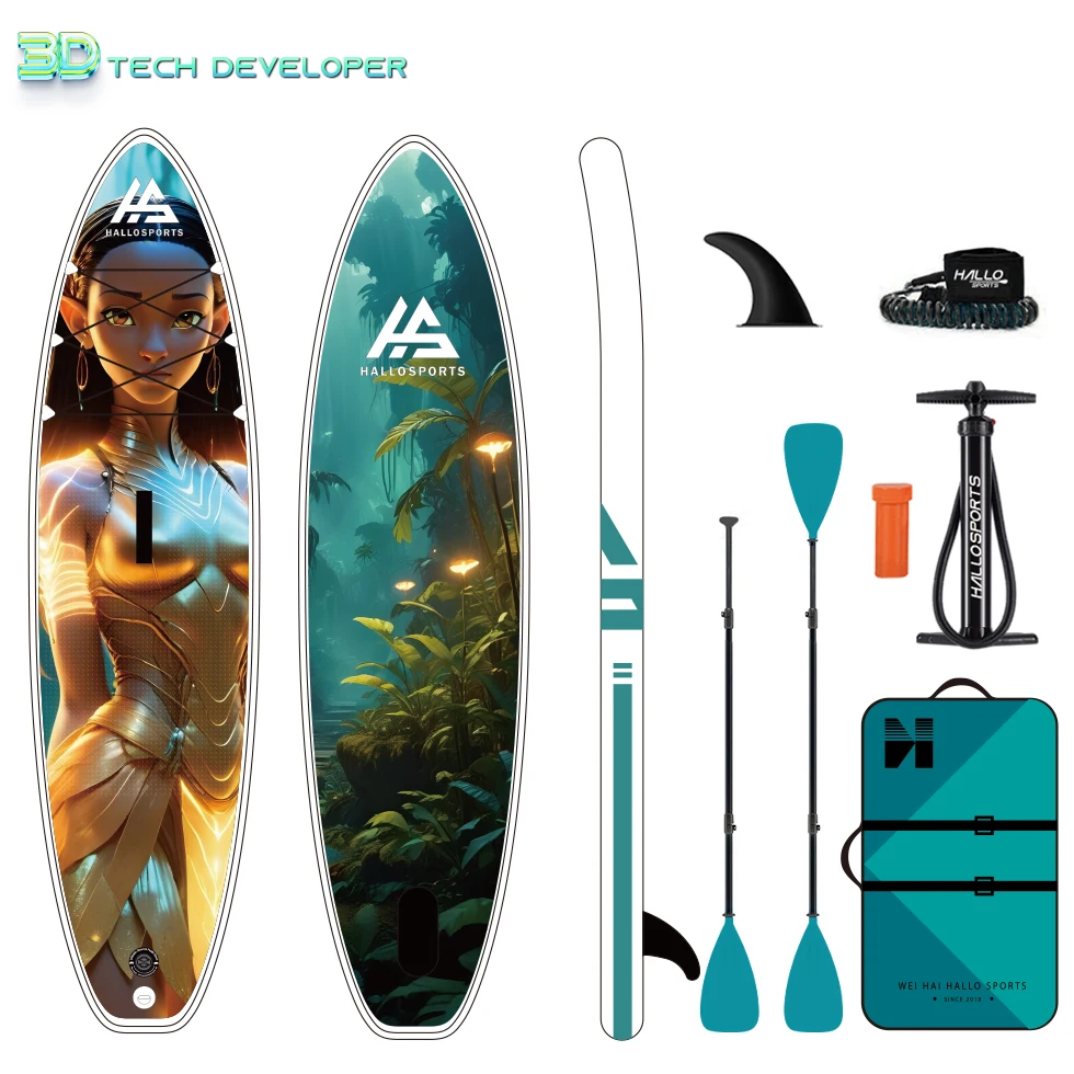 

085 Легкая надувная доска для серфинга Big Touring Sup для женщин