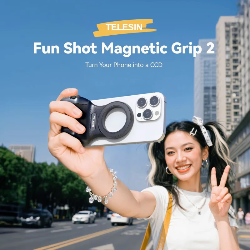 

Магнитный держатель для камеры TELESIN для Iphone HUAWEI SAMSUNG, ручка с дистанционным управлением
