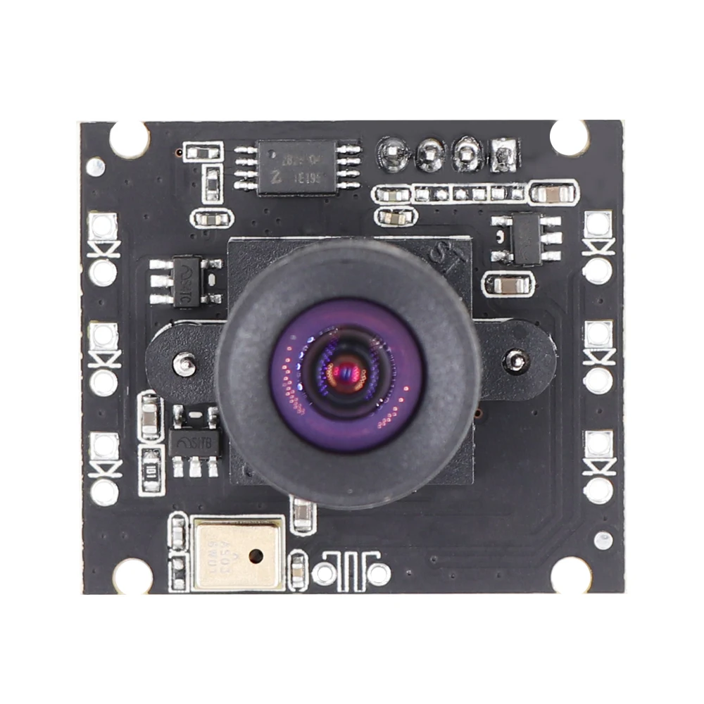 30x25mm 2MP 1080P Built-in Microphone UVC Plug Play USB Camera Module Webcam with Audio Microphone for Windows Android Linux Mac