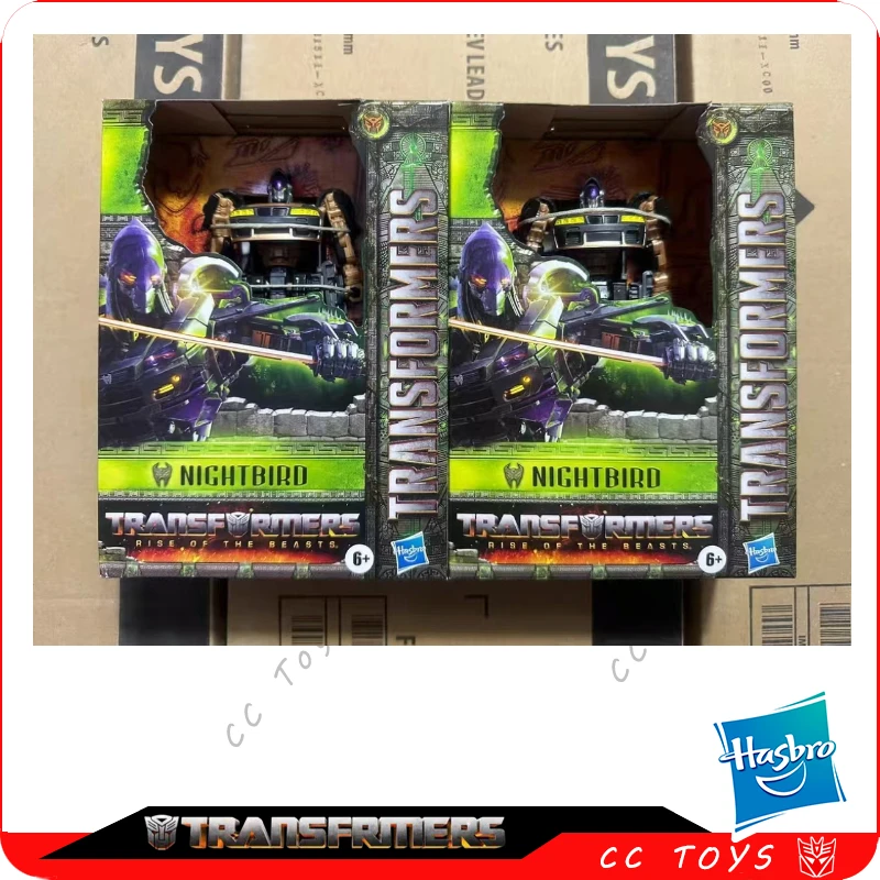 In Stock Hasbro Transformers Toy Movie 7 Rise of The Beasts Nightbird Models Anime Movie Toys Robots Action Figures GiftsHobbies