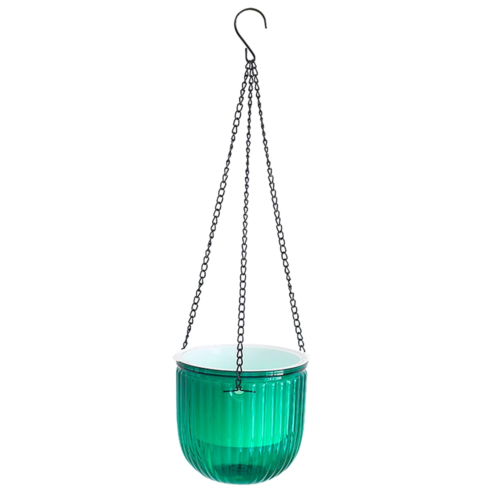 

Automatic Watering Flower Pots Hanging Planters Indoor Plastic Iron Small Medium Size Space-Saving Ventilation for Plants