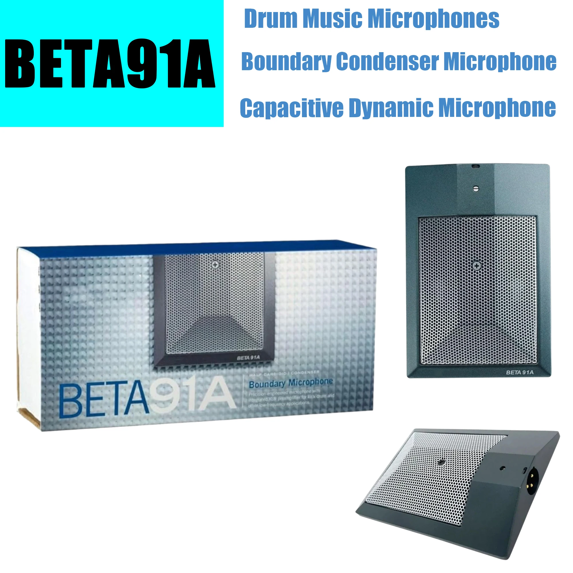 

BETA 91A Kick Drum Microphone -Low Profile Design - Maximize Setup Efficiency While Minimizing Stage Clutter