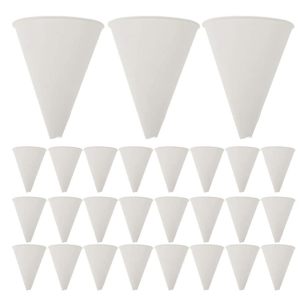 

30pcs Oil Funnel Automotive Car Engine Funnels Paper Kitchen Use Disposable Coolant Funnel Kit Transmission Filling Bottles