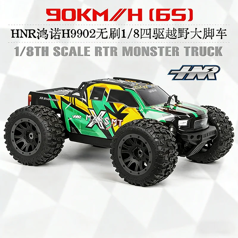 

HNR H9902 1:8TH SCALE RTR MONSTER TRUCK Electric Model Car RC Control 4WD Brushless Off-Road Vehicle X-Mars MT Special Price