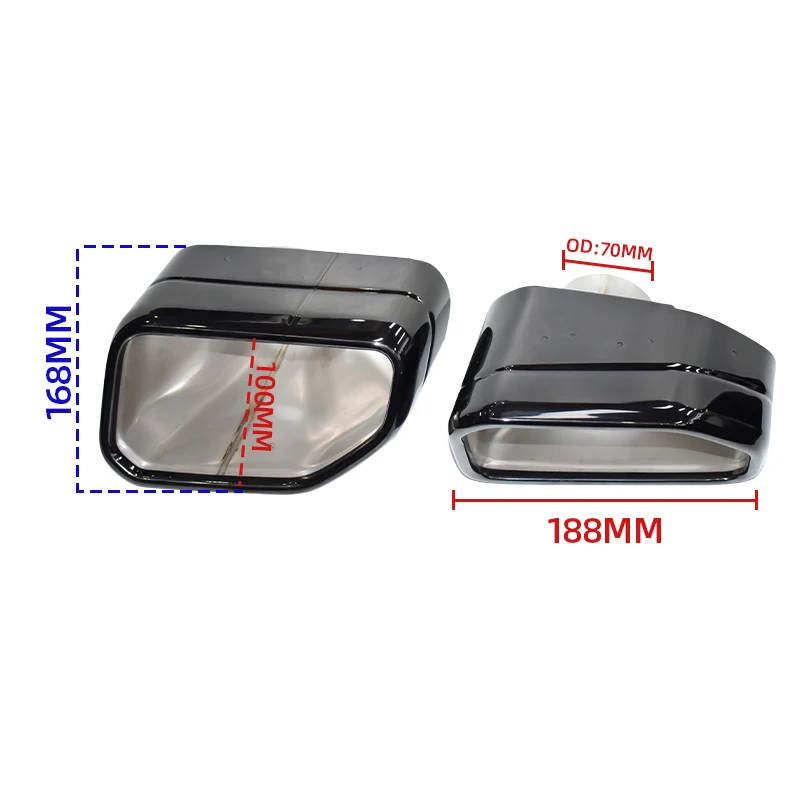 For BMW X3 G01 X4 G02 30i 2022 Model Square Welded Exhaust System With Muffler Head Premium Exhaust Pipes
