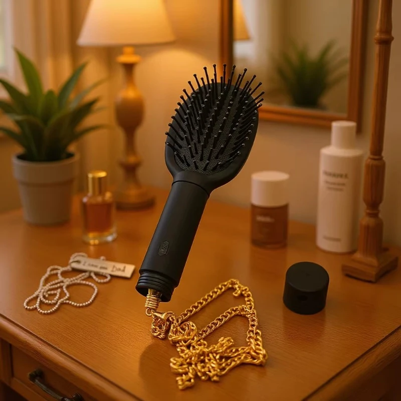 Multifunctional Creative Hair Comb⁣⁣⁣⁣ Hidden Storage Compartment—A Travel Concealment Container for Hiding Cash Jewelry Keys