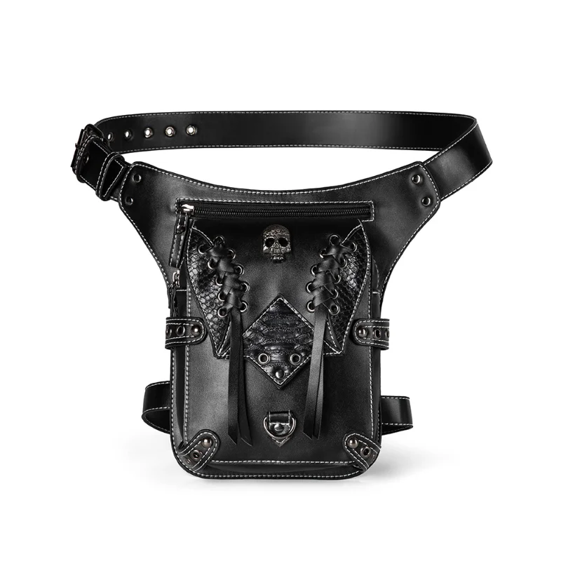 Chikage Outdoor Riding Motorcycle Vintage Waist Pack Men's Fashion Single Shoulder Crossbody Bag Women's Mobile Phone Bag