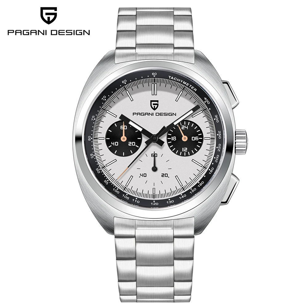 PAGANI DESIGN 2026 NEW Turtle Back Chronograph 1782 Fashion Quartz Wristwatch for Man Luminous Waterproof Watch Reloj Hombre image 3