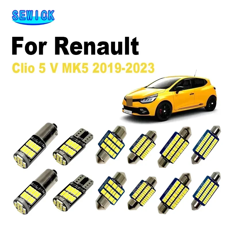 

9 шт., автомобильные аксессуары для Renault Clio 5 V MK5 2019 2020 2021 2022 2023