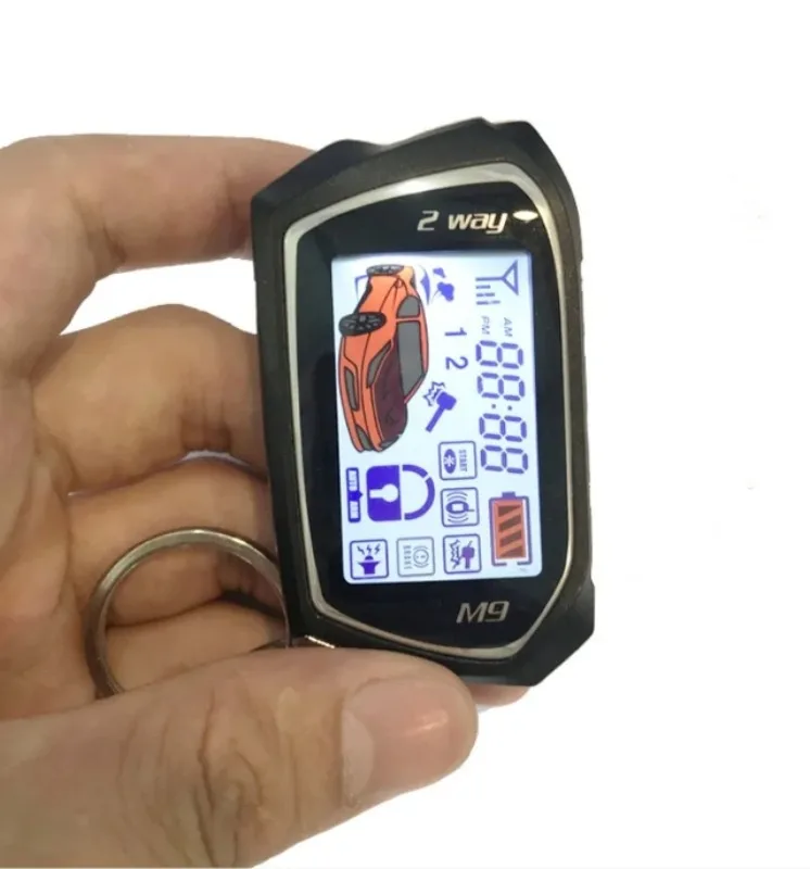 Universal Two Way Car prompt System Lcd Remote Engine Start Stop