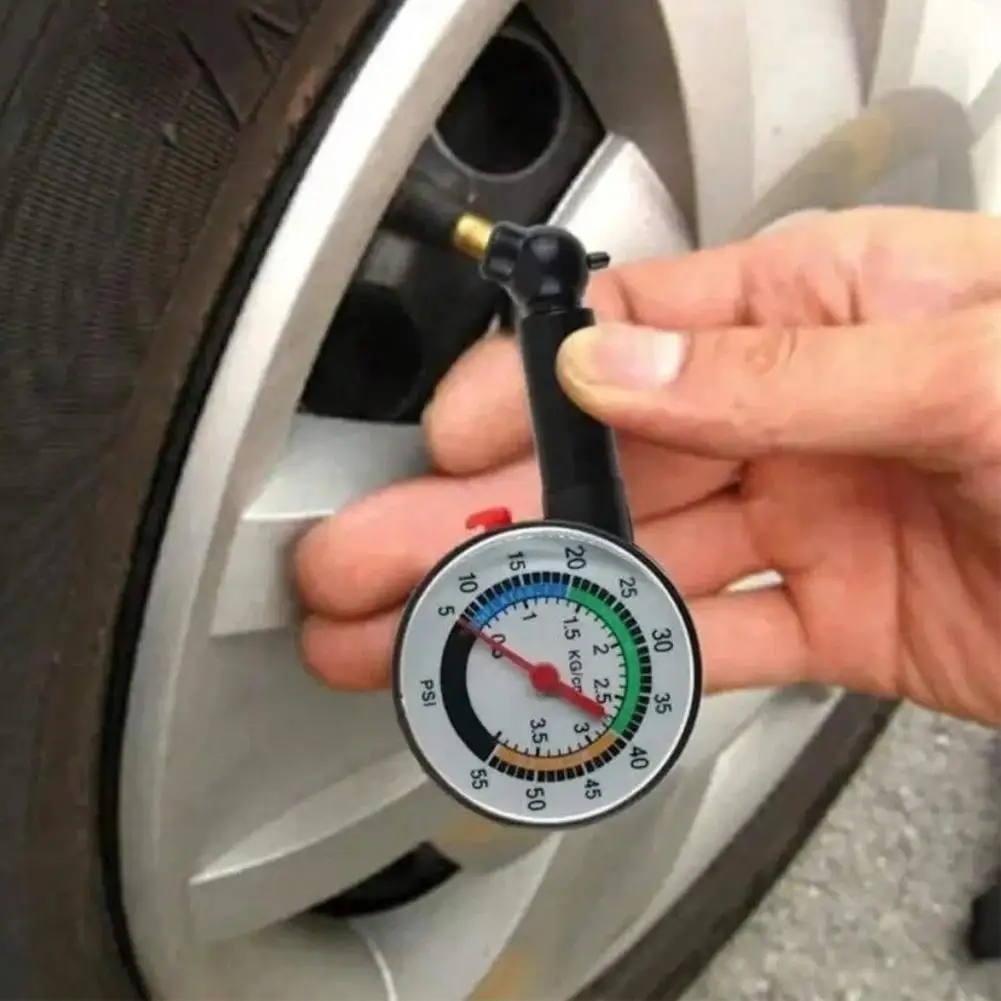 Car Tire Pressure Gauge Tyre Deflation Pointer Auto Tire Inflation Pressure Gauge Measurement High Precision Meter Detector