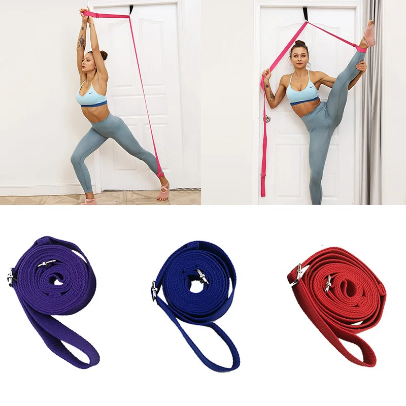 Women Door Flexibility Stretching Leg Stretcher Strap for Ballet Cheer Dance Trainer Yoga Flexibility Leg Stretch Belt