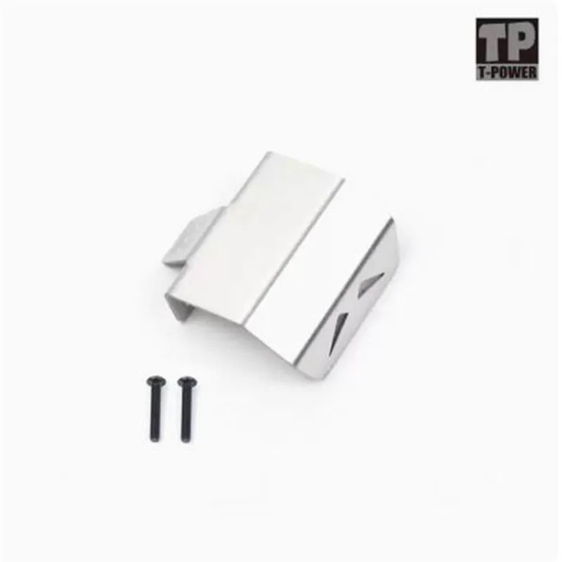 Stainless Steel Guard Plate Metal Armor Chassis Armor HD6089 For Traction Hobby 1/8 KM TANK300 RC Car