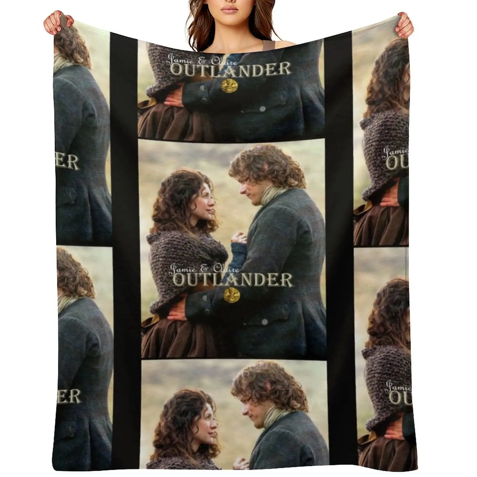 

Outlander - Jamie & Claire Fraser - Diana Gabaldon 6 Throw Blanket Blankets For Baby Decorative Beds Beautifuls Blankets