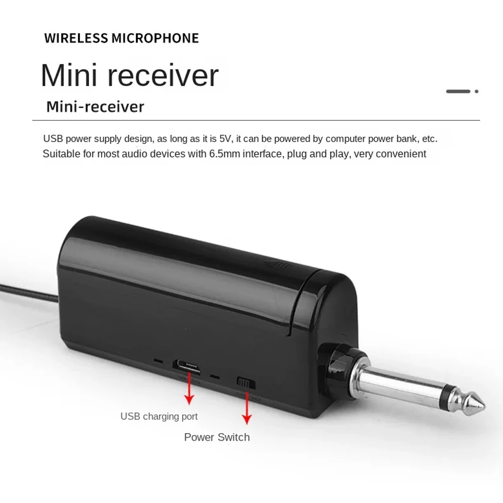 WN043 Wireless Microphone 2 Channels UHF Fixed Frequency Handheld Mic Micphone Party Karaoke Professional Church Show Meeting