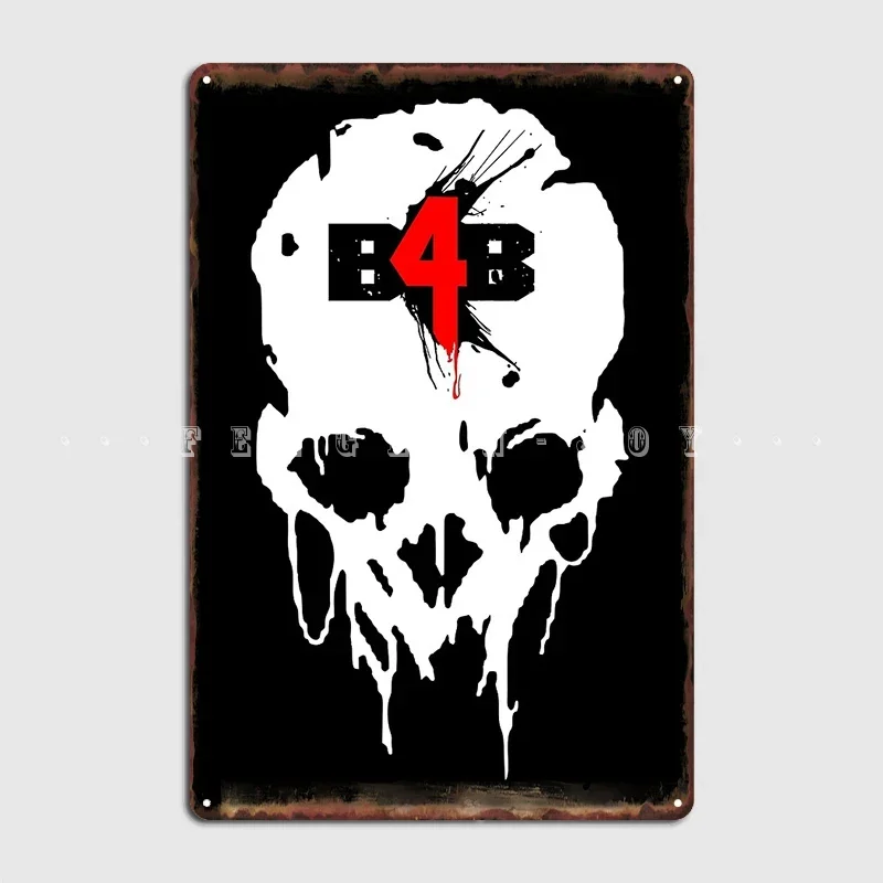 عودة 4 علامة معدنية للدم جدار ديكور كلاسيكي حانة المرآب جدار جدارية تين تسجيل الملصقات