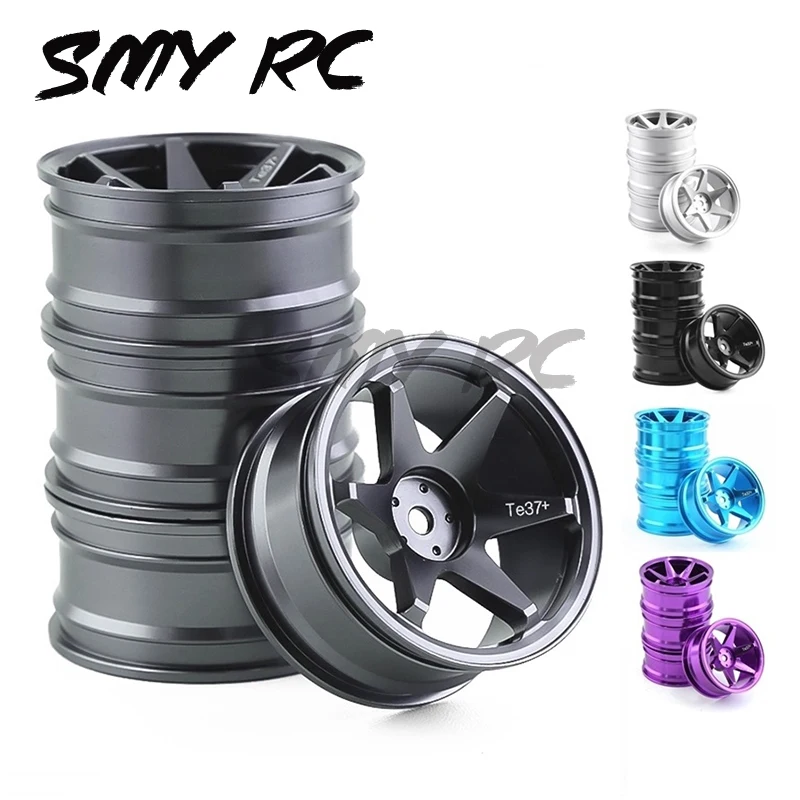 

4pcs Metal Wheel Rim For 1/10 RC On Road Drift Car HSP 94122 TAMIYA TT02 XV01 KYOSHI YOKOMO WLtoys HPI