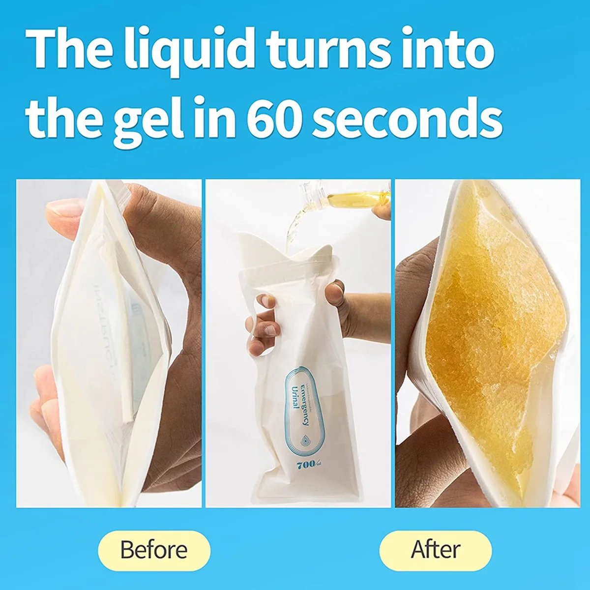 أكياس بول للاستعمال مرة واحدة للسفر ، والتخييم ، والطوارئ ، ومربى المرور ، والبول ، ، ، من من من من من من ؟