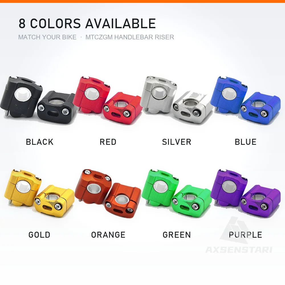 22MM 28MM CNC Handlebar Clamp Accessories Fat Bar Risers Mount Adaptor for Dirt Bike Racing Motorcycle Modification view 6