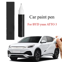 For BYD yuan ATTO 3 plus paint pen ski white climbing gray yuan plus car supplies modified repair artifact