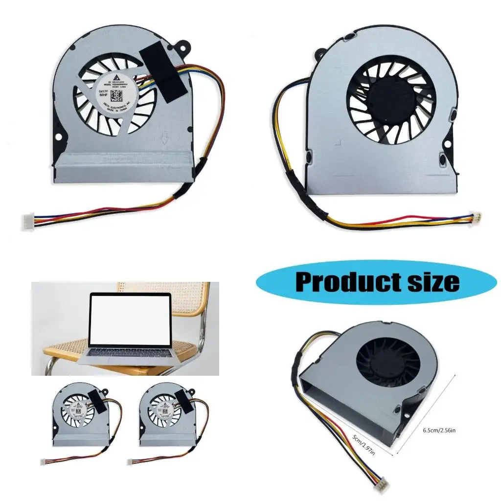 

A52B USB Power CPU Cooler Fan 5V 0.6A Laptop Radiator for Intel Skull NUC6i7KYK