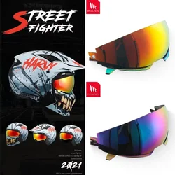 Original MT Helmet Visor Shield for MT STREET FIGHTER Black Colour Motorcycle Helmet Lens Windshield Part Accessories
