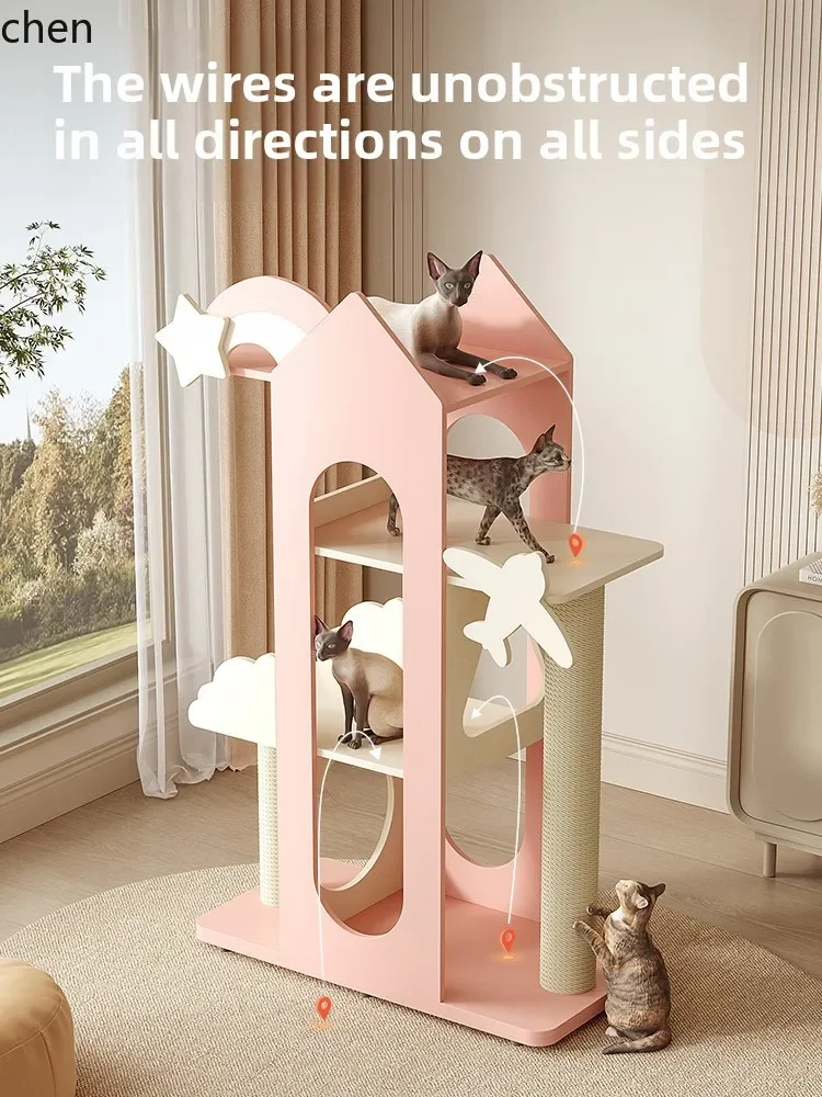 DSA cat climbing frame is integrated, for large cats, for large household use, and does not occupy an area of cat toys