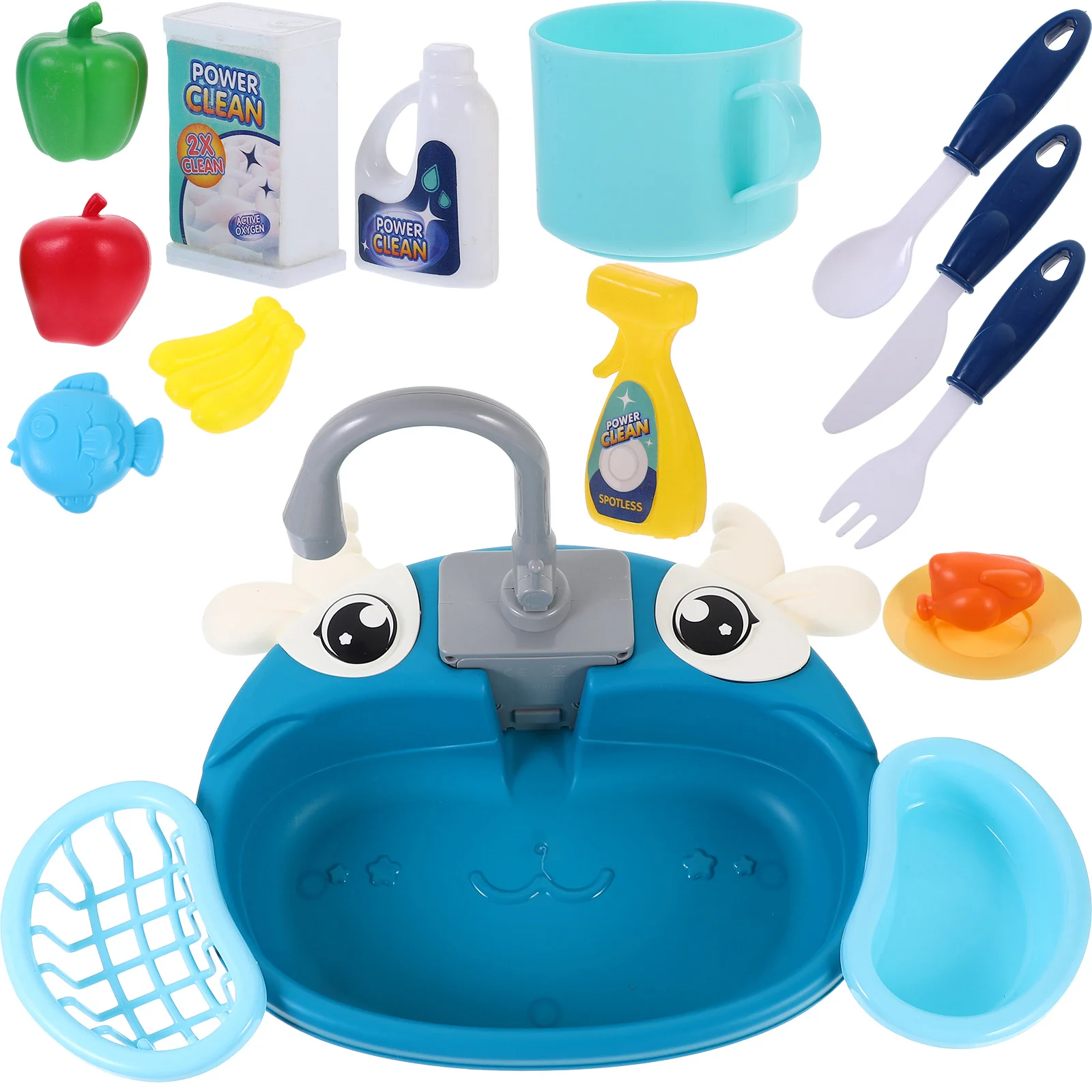 

Electric Kitchen Water Toy Parent-child Toys for Toddlers Abs Pretend Play Sink Kids
