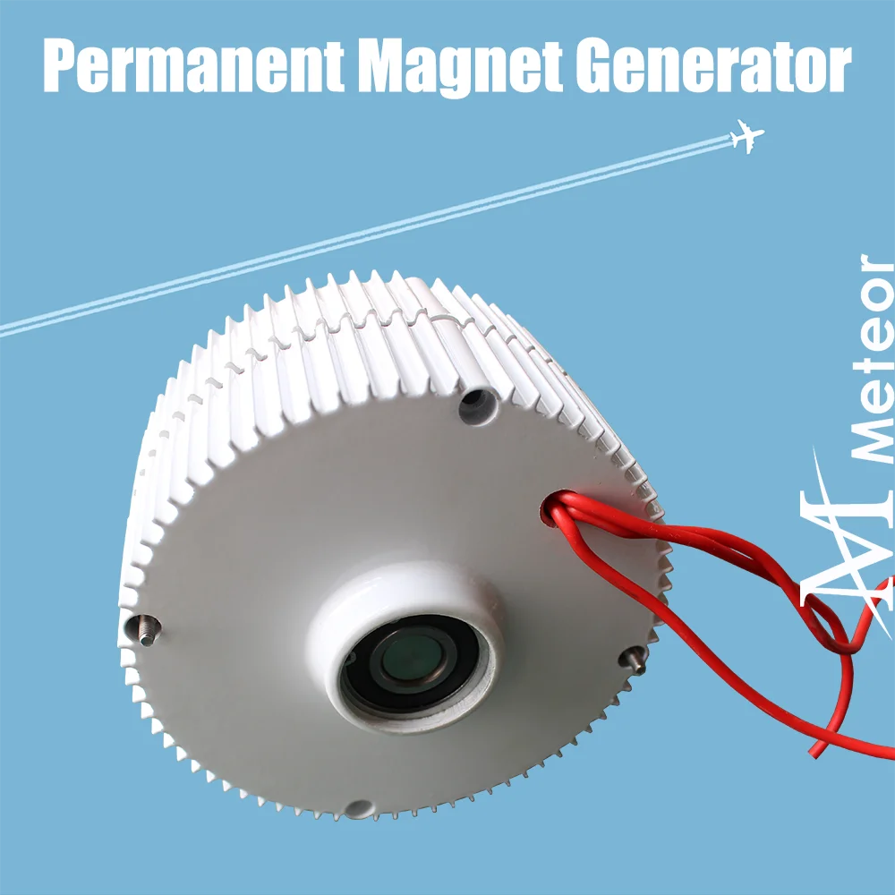 Imagem -04 - Gerador de Ímã Permanente Gearless 600w 1000w 12v 24v 48v Velocidade de Início Baixo Turbina de Água Eólica de Energia Sustentável para Uso Doméstico