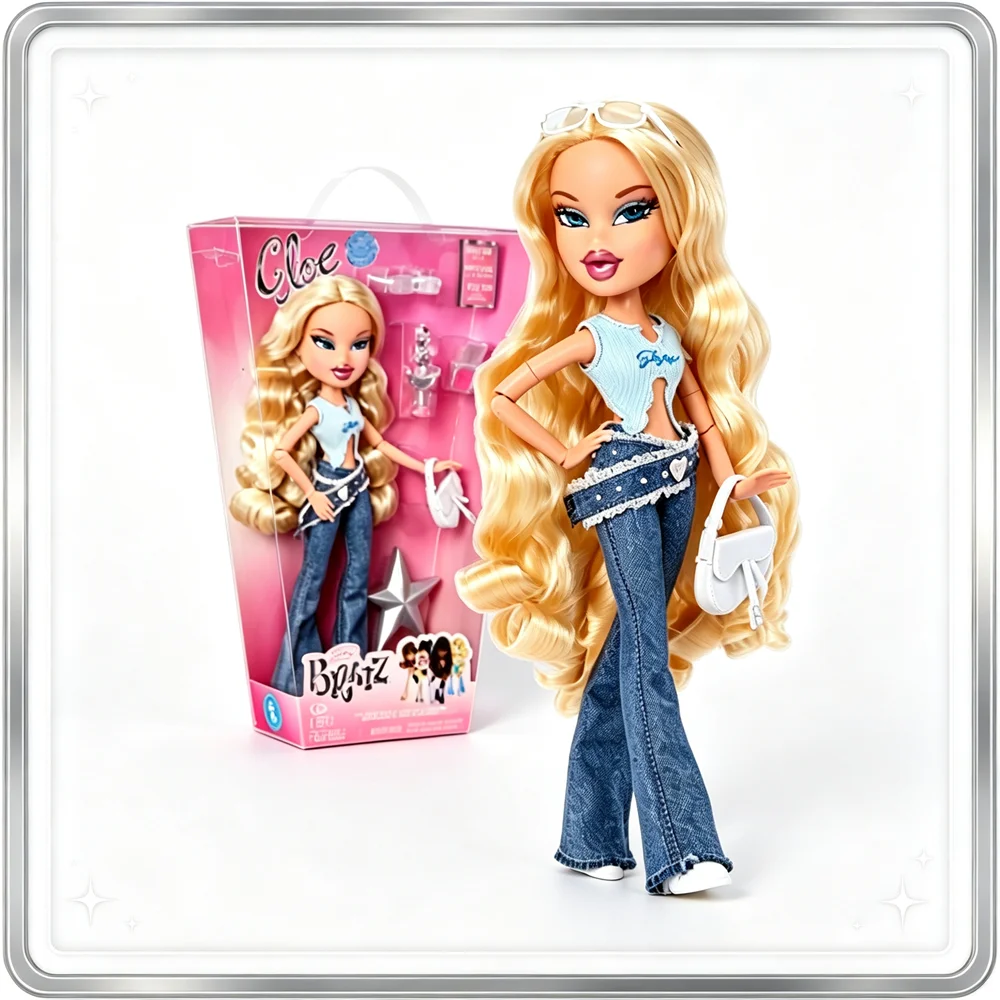 Neue Bratz 2021 Puppe mit wechselbarem Outfit, Sammlerstück-Spielzeug für Mädchen